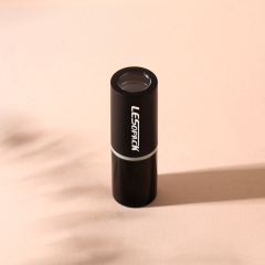 Wholesale Cylindrical black Lipstick tube empty lip balm container for makeup