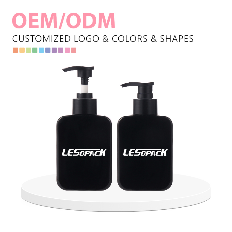 New arrival luxury 150ml PET lotion bottle square shampoo body wash skincare packaging