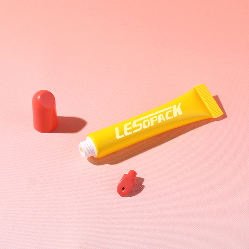 Hot sell 10ml 20ml LDPE mini lip balm soft tubes empty skincare container