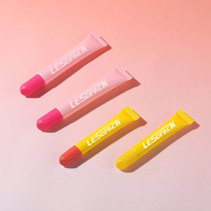 Hot sell 10ml 20ml LDPE mini lip balm soft tubes empty skincare container