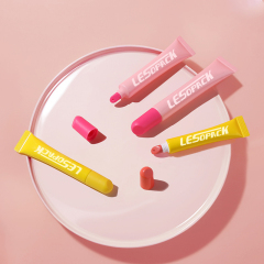 Hot sell 10ml 20ml LDPE mini lip balm soft tubes empty skincare container