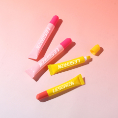 Hot sell 10ml 20ml LDPE mini lip balm soft tubes empty skincare container