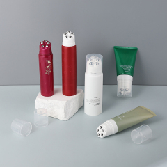 High quality 5-ball massage head 100ml 150ml LDPE cosmetic tube empty container