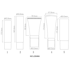 High quality 5-ball massage head 100ml 150ml LDPE cosmetic tube empty container