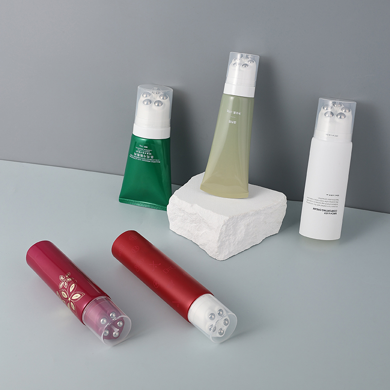 High quality 5-ball massage head 100ml 150ml LDPE cosmetic tube empty container