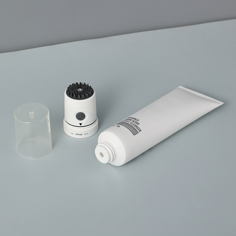 Custom 100ml Electric massage roller ball head round cosmetic tube empty cream packaging