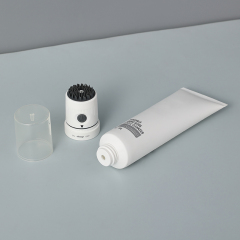 Custom 100ml Electric massage roller ball head round cosmetic tube empty cream packaging