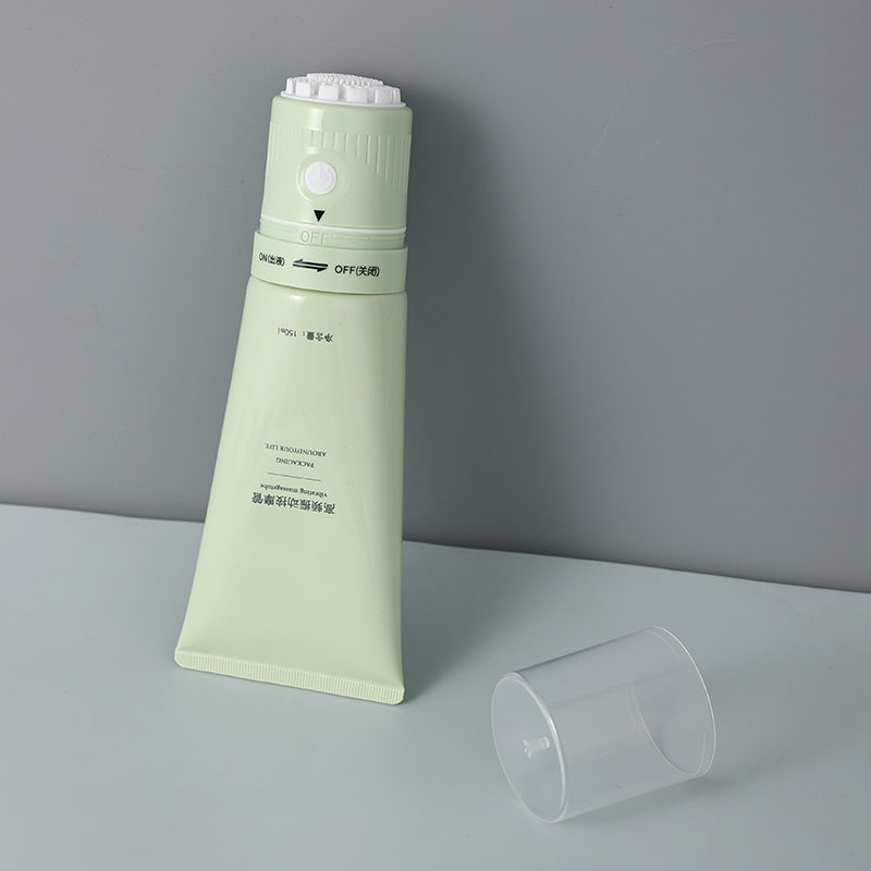 Custom 100ml Electric massage roller ball head round cosmetic tube empty cream packaging