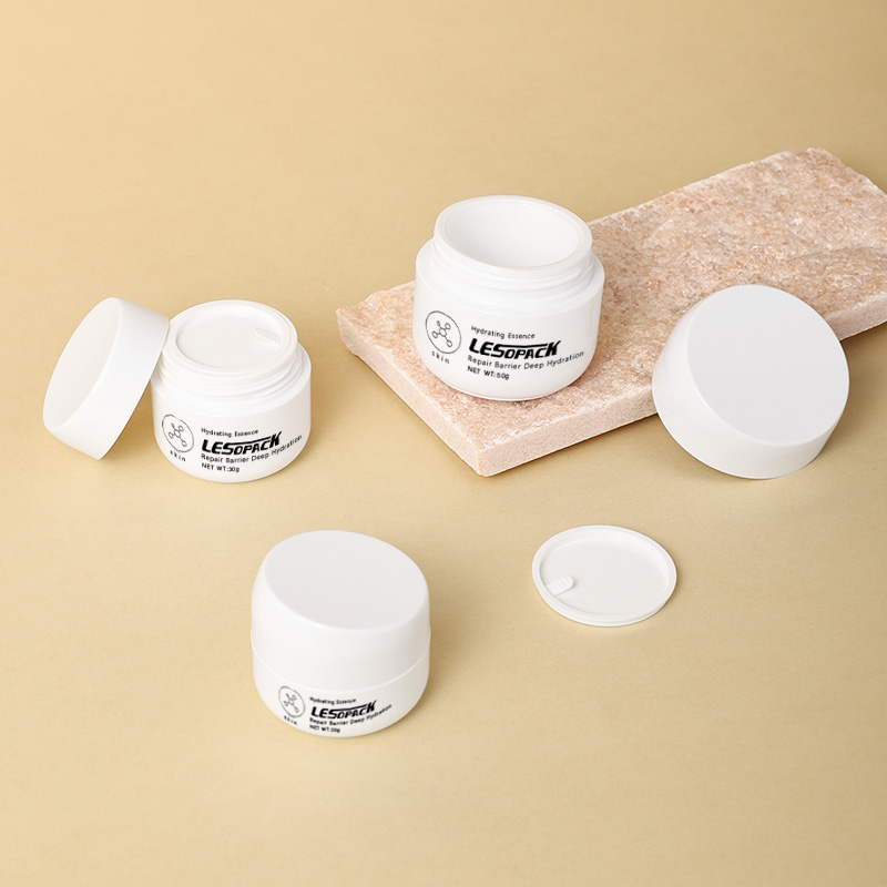 New Arrival AS 30g 50g Makeup Empty Storage Cream Jar Slanted Cap Custom Logo