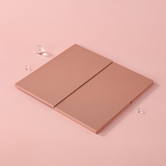 Hot sell rectangular eye shadow cosmetic powder palette DIY makeup container