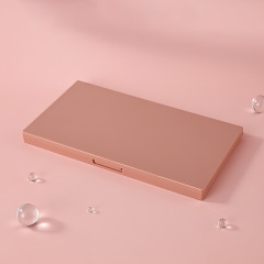 Hot sell rectangular eye shadow cosmetic powder palette DIY makeup container