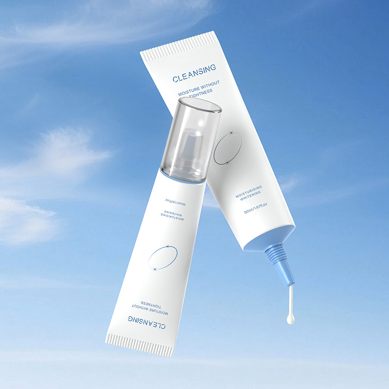 New 10ml 15ml cosmetic packaging long pointed nozzle soft plastic tubes for eye cream sunscreen