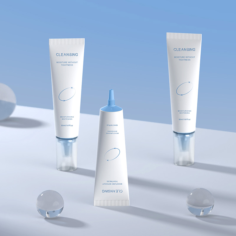 New 10ml 15ml cosmetic packaging long pointed nozzle soft plastic tubes for eye cream sunscreen