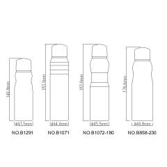 Customized snap-on mist spray bottle 180 ml plastic skincare beauty packaging