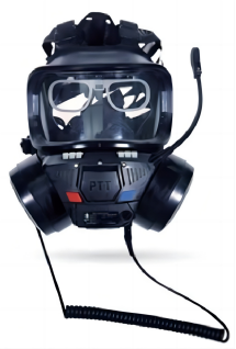 MF203 single eye window gas mask