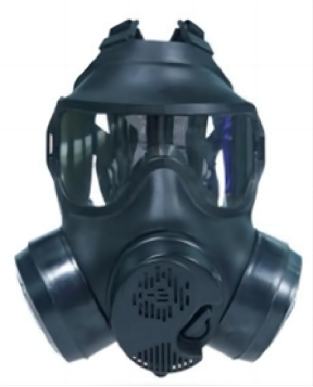 MF204 single eye window gas mask