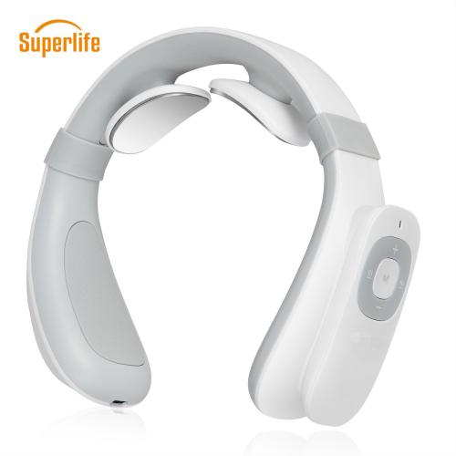 TENS/EMS USB Rechargeable Cervical Neck Massager for Soreness Reduction and Pain Relief with Heating