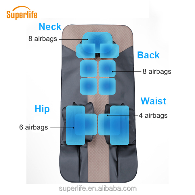 Hot selling topper adjustable mattress base with massage smart airbag massage mattress for full body relaxation