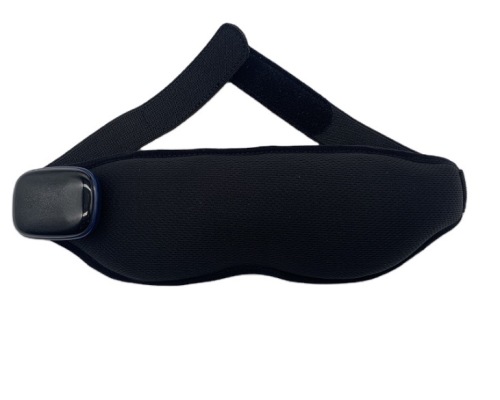 2022 Hot Cold Vibrating Eye Mask Eye Massager Wireless Wearable Soft Fabric Detachable Battery Design 3D Foldable