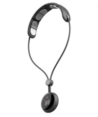 foldable portable smart oem acupuncture ems spine and neck massage machine with heat