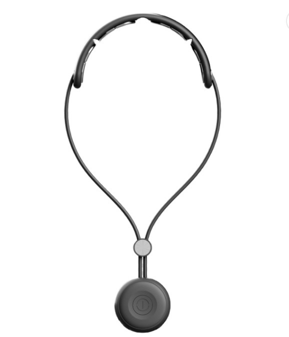 foldable portable smart oem acupuncture ems spine and neck massage machine with heat