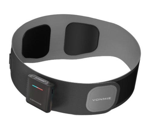 EMS vibration abdominal waist warm compress massager belt with heating