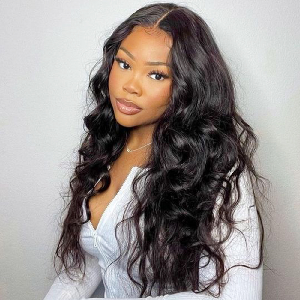 iqueenla Raw Burmese Wavy 13x4 Frontal