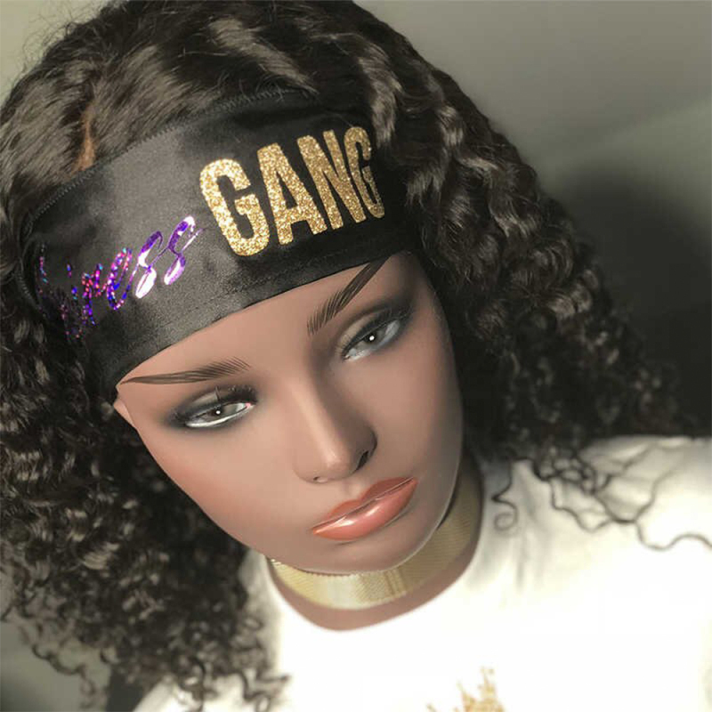 iqueenla Customize Satin Head Wraps