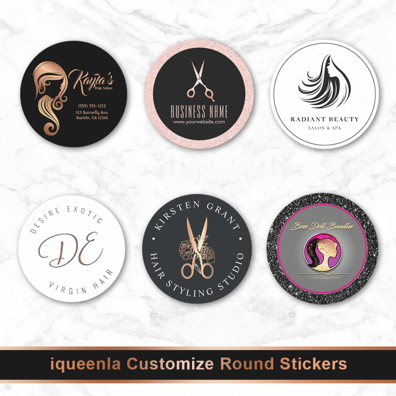 iqueenla Customize Round Stickers