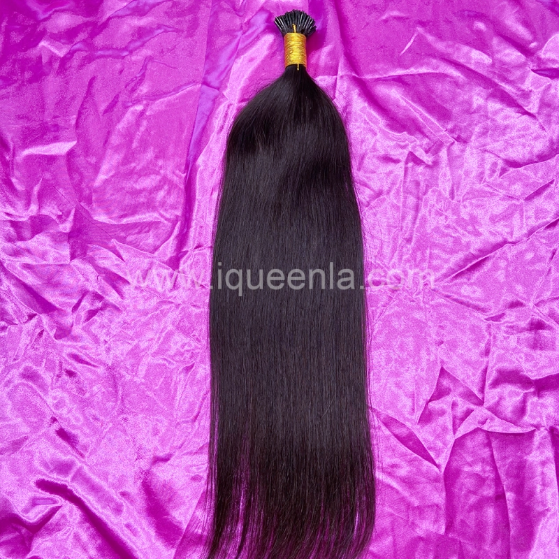 iqueenla Mink I Tip Straight Human Hair Extension