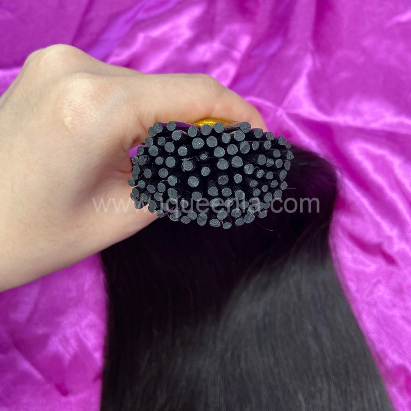 iqueenla Mink I Tip Straight Human Hair Extension