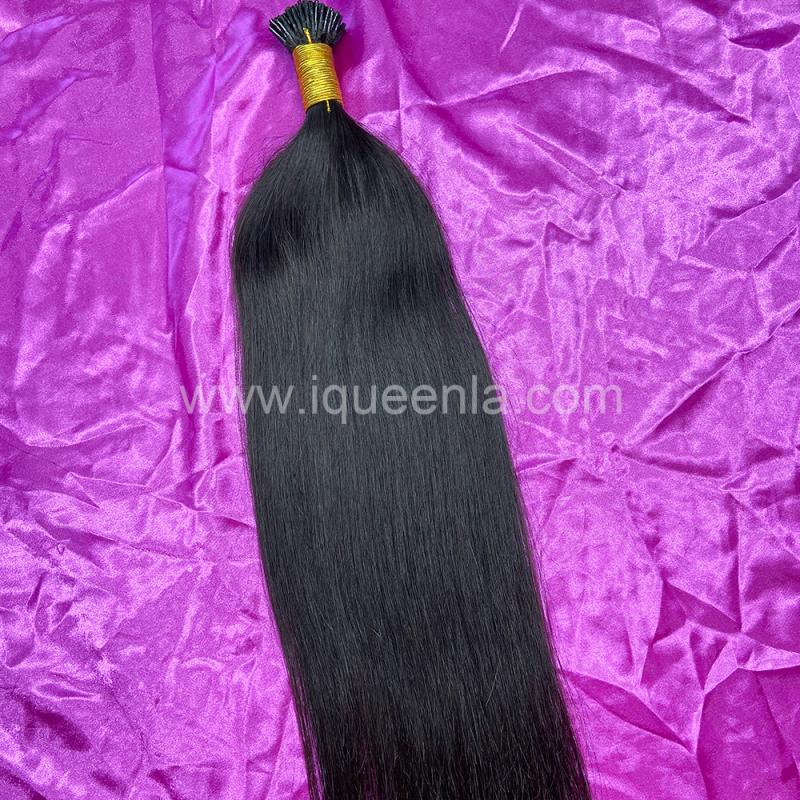 iqueenla Mink I Tip Straight Human Hair Extension