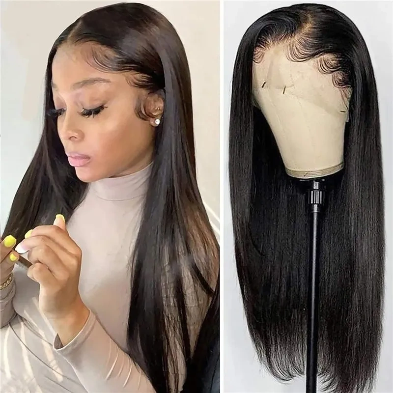 iqueenla Straight 13x6 Lace Frontal Pre-made Wig