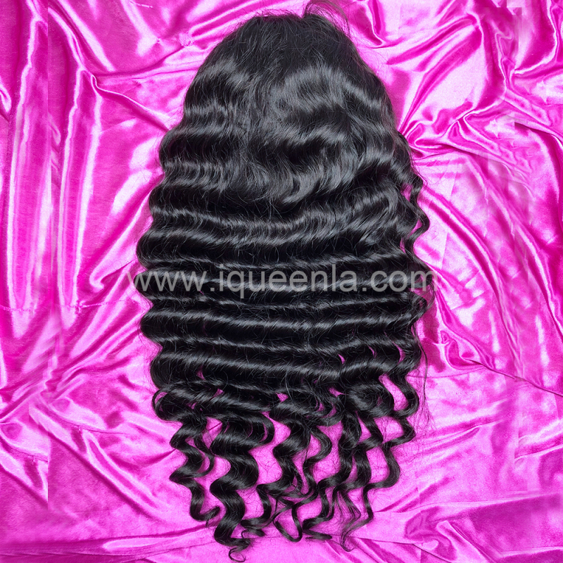 iqueenla Loose Deep 13x4 Lace Frontal Pre-made Wig