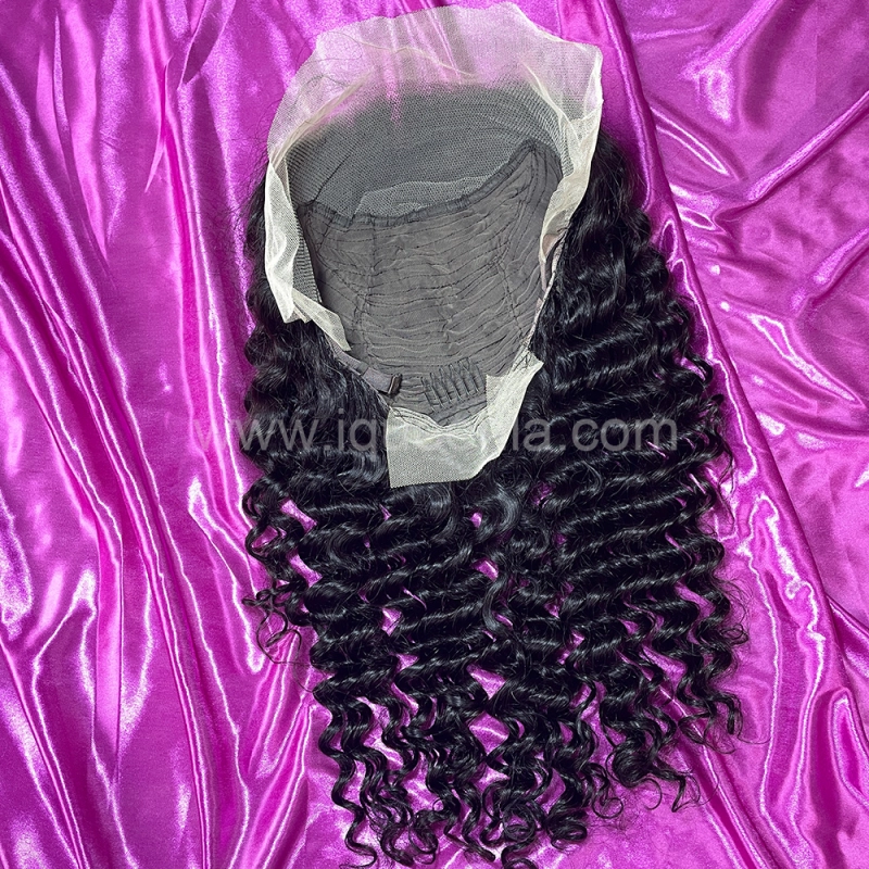 iqueenla Deep Wave 13x6 Lace Frontal Pre-made Wig