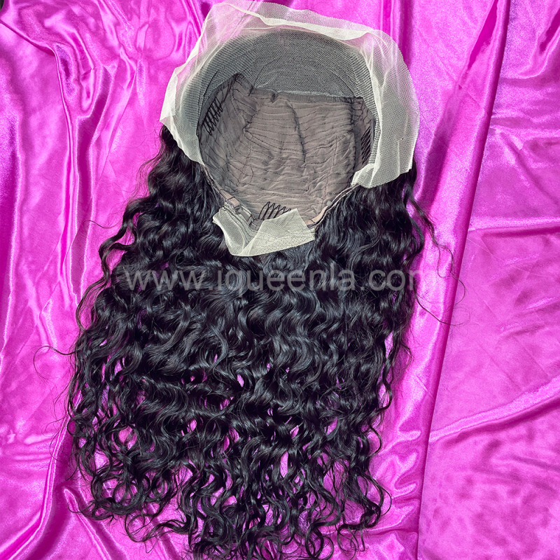 iqueenla Water Wave 13x4 Lace Frontal Pre-made Wig