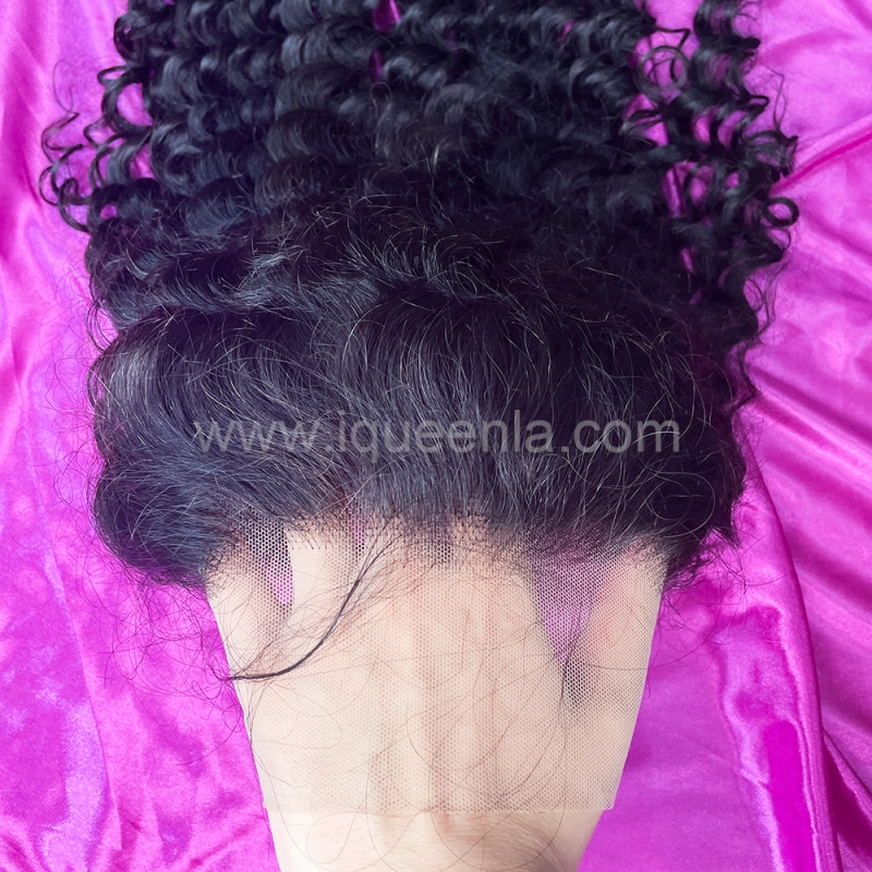 iqueenla Deep Wave 13x4 Lace Lace Pre-made Wig