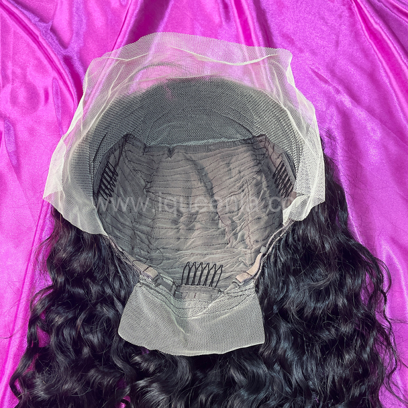 iqueenla Water Wave 13x4 Lace Frontal Pre-made Wig