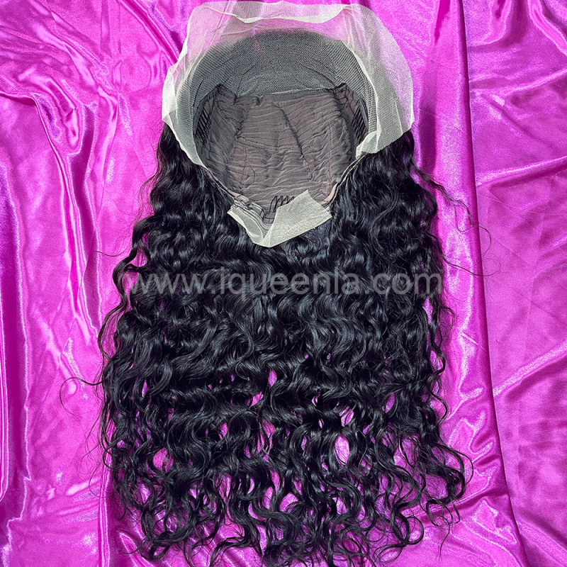 iqueenla Water Wave 13x6 Lace Frontal Pre-made Wig