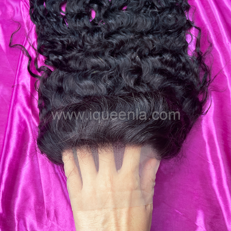 iqueenla Water Wave 13x4 Lace Frontal Pre-made Wig