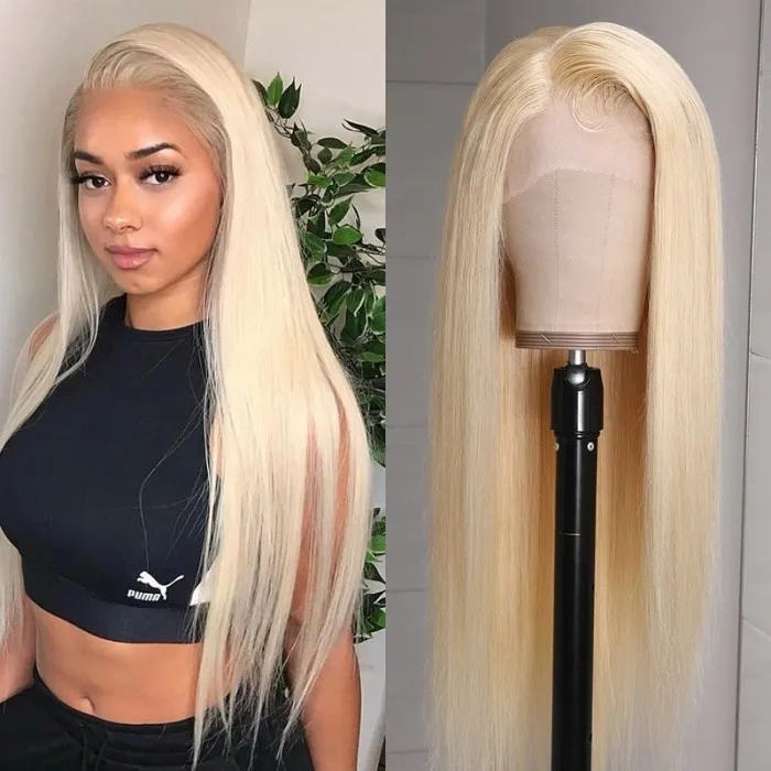 iqueenla #613 Straight 13x4 Lace Frontal Pre-made Wig 16-32 Inch Free Shipping