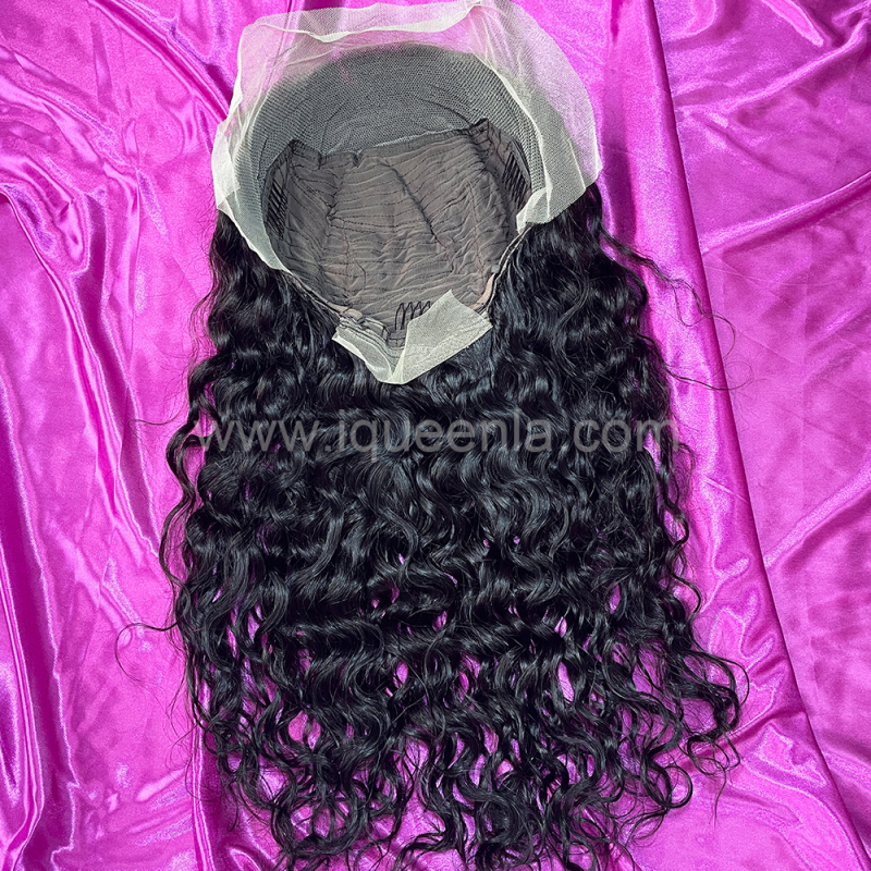 iqueenla Water Wave 13x6 Lace Frontal Pre-made Wig