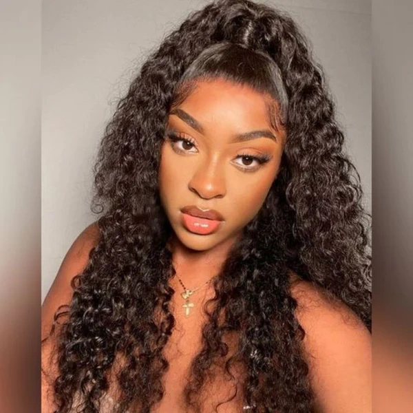 iqueenla 13x4 HD Lace Front Wig Burmese Curly Raw Hair