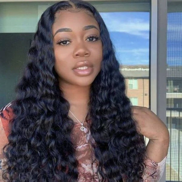 iqueenla 4x4 HD Lace Closure Wig  Burmese Curly Raw Hair