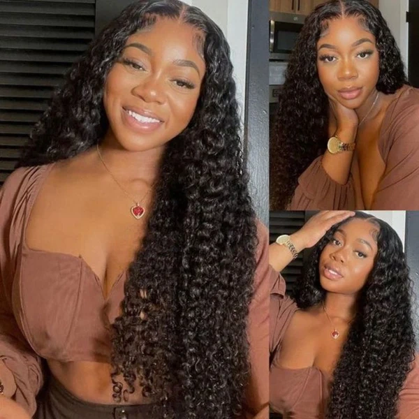 iqueenla 5x5 HD Lace Closure Wig Burmese Curly Raw Hair