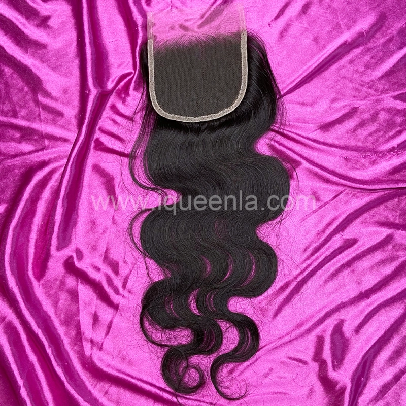 iqueenla 12A Grade Body Wave Mink Hair  with 4x4 HD Lace CLosure