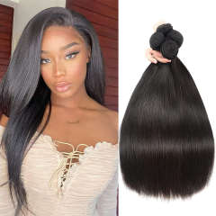 iqueenla 12A Straight Mink Hair Unprocessed Virgin Hair 3 Bundles Deal