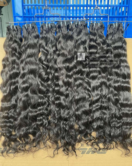 iqueenla Best Raw Hair Burmese Curly Bundle Hair Weave Sew In