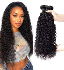 iqueenla 12A Grade Mink Jerry Curly 3 Bundles Human Hair Weaves