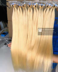 iqueenla #613 Blonde Color Straight Hair Tape In Extension